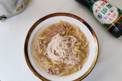 白菜肉丝面