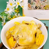 #冬季滋补花样吃法#甜玉米炖鸡汤的做法图解8