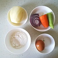 田园土豆饼：宝宝辅食营养食谱菜谱的做法图解1