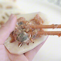 皮蛋鲜肉炸藕盒的做法图解8