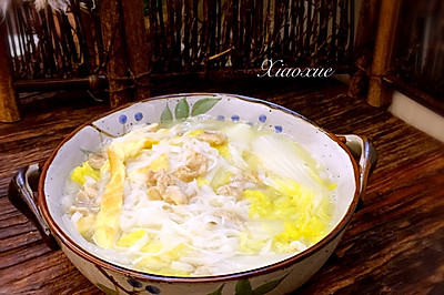 猪油渣白菜面