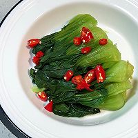 捞汁小油菜的做法图解4