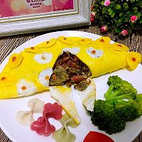 宝宝辅食——爱心蛋包面的做法图解12