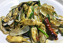 辣炒蛏子的做法