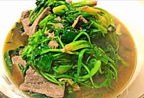 菠菜炒猪肝的做法