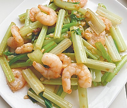 #太太乐鲜鸡汁玩转健康快手菜#芹菜炒虾仁的做法