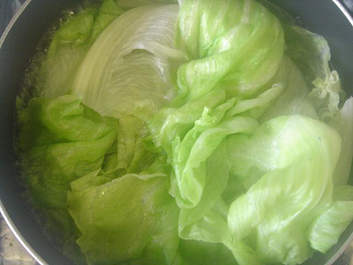 美味的生菜包饭！~~的做法图解1