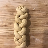 全麦中种辫子面包的做法图解9