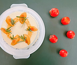 #安佳万圣烘焙奇妙夜# 柿子流心蛋糕，秋季限定！的做法