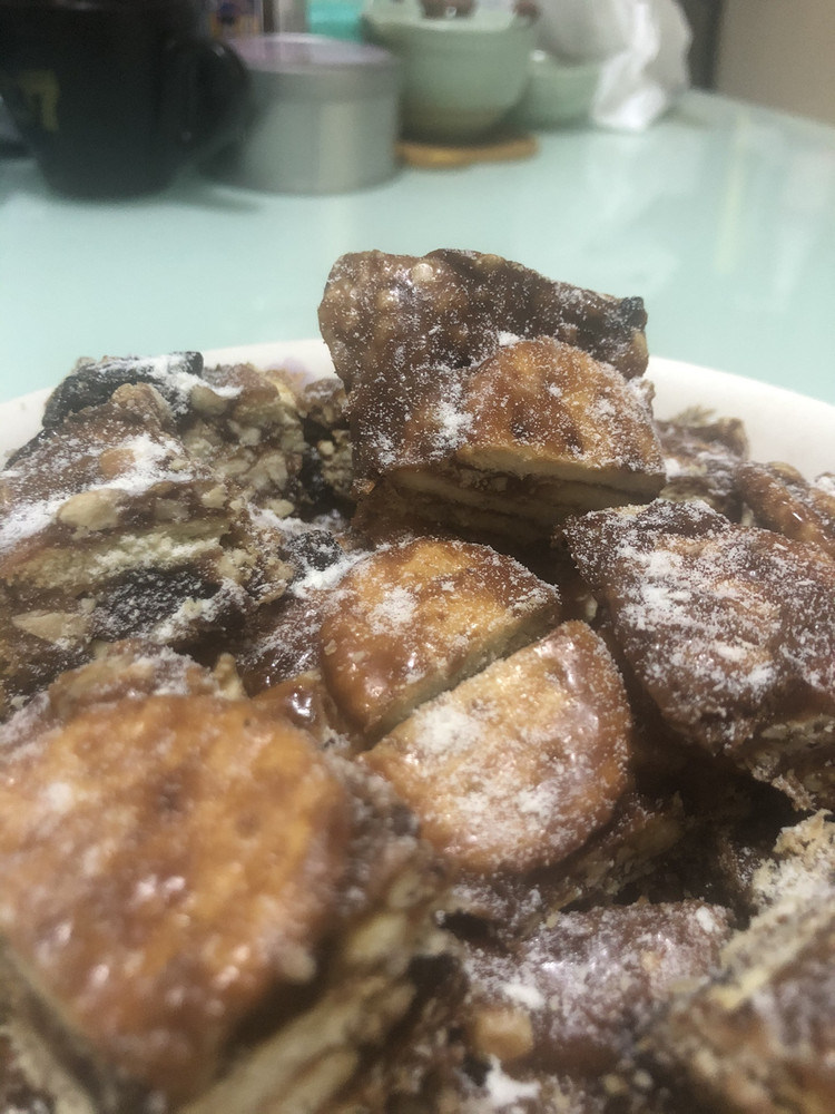 巧克力爱上雪花酥的做法
