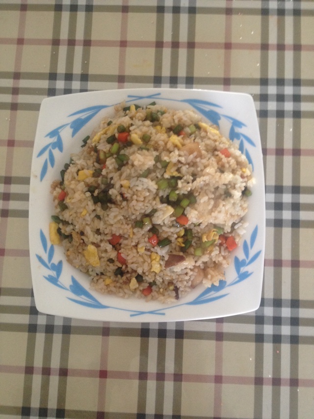 蒜苔炒饭