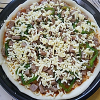 青椒牛肉披萨的做法图解18