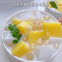 甜品日记 | 芒果奶冻椰汁捞的做法图解6