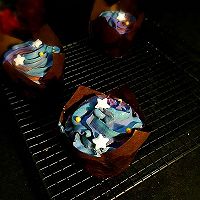 星空蓝莓麦芬#老板电器总有食空等你穿越#的做法图解12