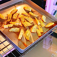#全电厨王料理挑战赛热力开战！#追剧小零食 烤薯角的做法图解8