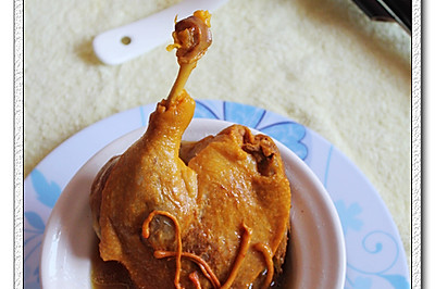 虫草花鸭腿汤