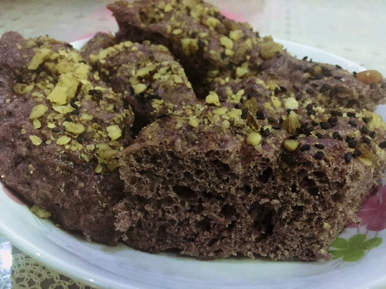 黑米发糕的做法