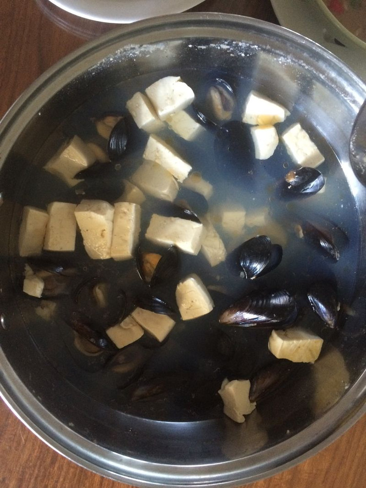 淡菜豆腐汤的做法