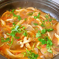 #鸡汁入家宴 感恩正当“食”#鸡汁西红柿炒蘑菇的做法图解12