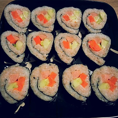 超多 详细 图解 紫菜包饭（拌红酒醋）