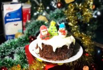 #令人羡慕的圣诞大餐#雪顶树桩蛋糕的做法
