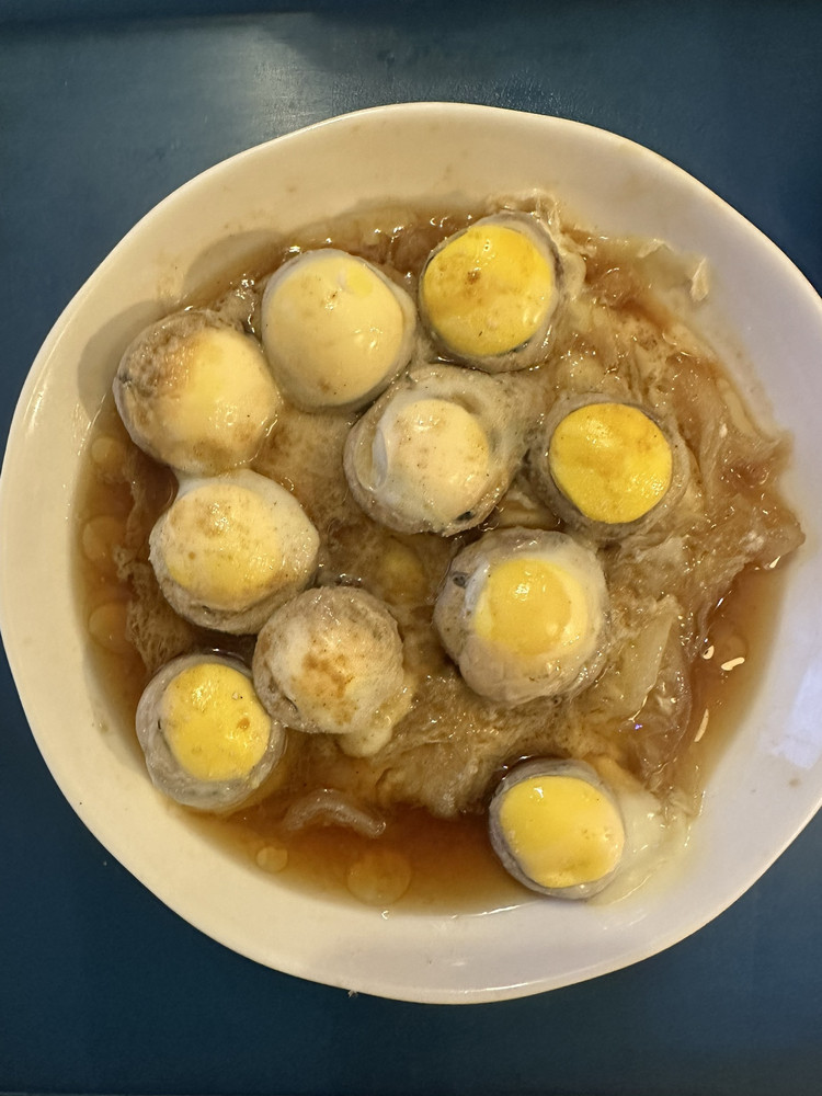 清蒸口蘑鹌鹑蛋的做法