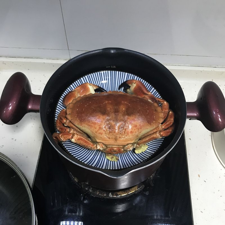 清蒸面包蟹的做法