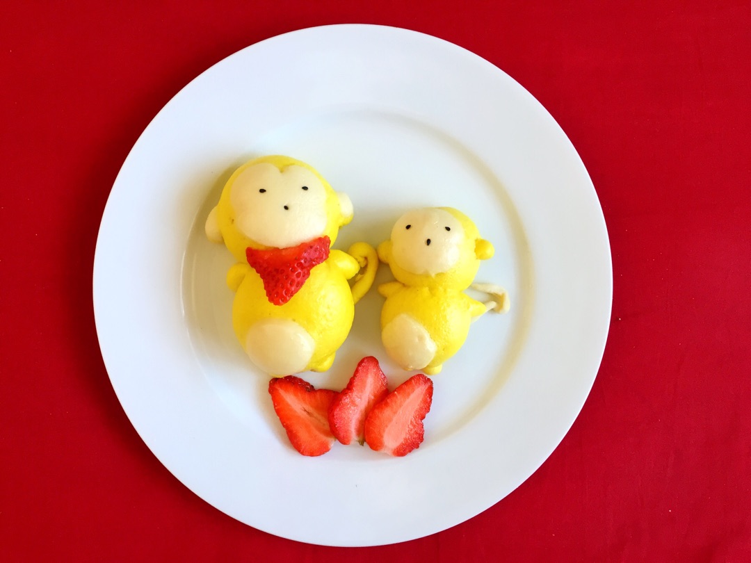 Pumpkin little monkey steamed bread