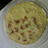 腊肠鸡蛋饼的做法图解3