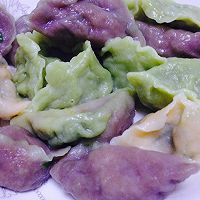 冬至吃饺子-彩色素水饺的做法图解9