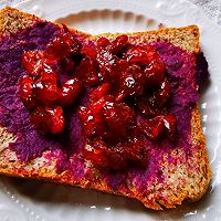 #确幸即“莓”好 让生活“蔓”下来#蔓越莓三明治的做法图解3