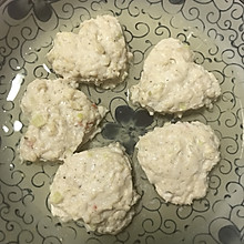 高蛋白健身菜谱：鲜虾鸡肉饼