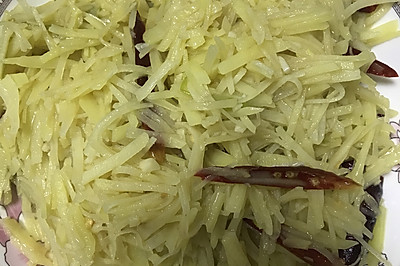 树椒土豆丝