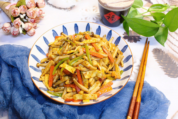 【节气饮食之雨水】彩蔬真姬菇的做法