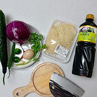 #珍选捞汁 健康轻食季#减脂捞汁海鲜面的做法图解1