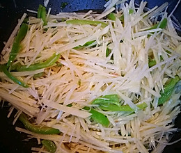 青椒土豆肉丝的做法