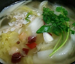 瑶柱白菜汤的做法