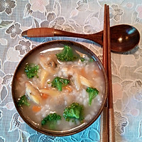 海鲜粥（家常蚬子蔬菜粥）的做法图解7