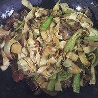 肉炒干豆付的做法图解4