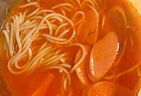 【快手午餐】西红柿汤面的做法