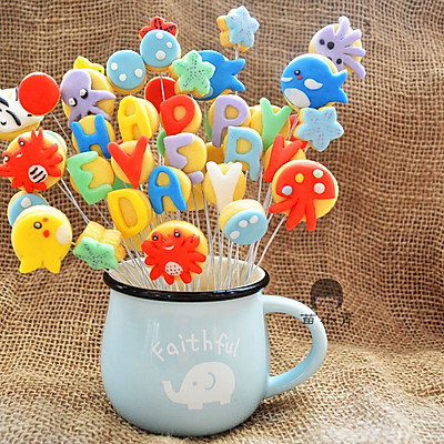 海洋翻糖小饼干