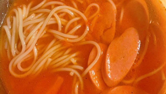 【快手午餐】西红柿汤面