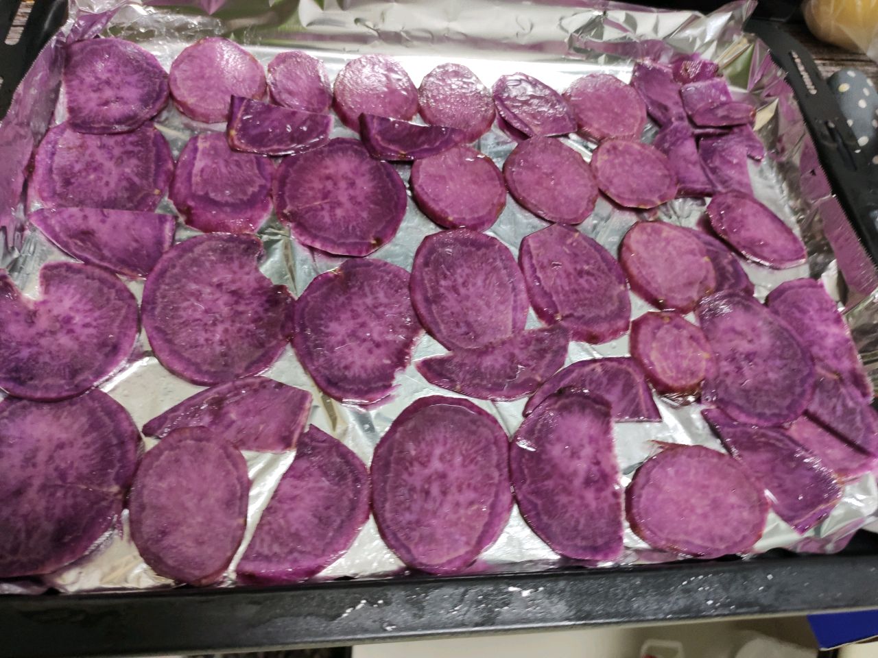 烤小紫薯,烤紫薯烤箱
