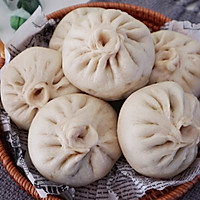 #橄榄中国味 感恩添美味#腌猪肉白菜大包子的做法图解16