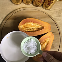 木瓜芝士奶冻的做法图解4