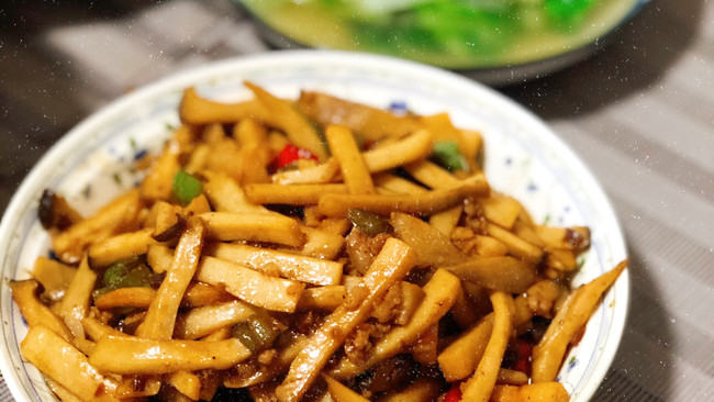 下饭菜——肉沫杏鲍菇的做法