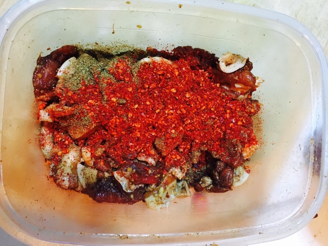 双味粉蒸肉的做法图解4