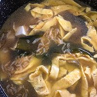 #测测你的夏日美食需求#裙带菜豆腐汤的做法图解8