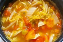 西红柿白菜豆腐汤的做法