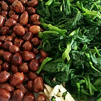 陈醋菠菜花生米的做法图解4